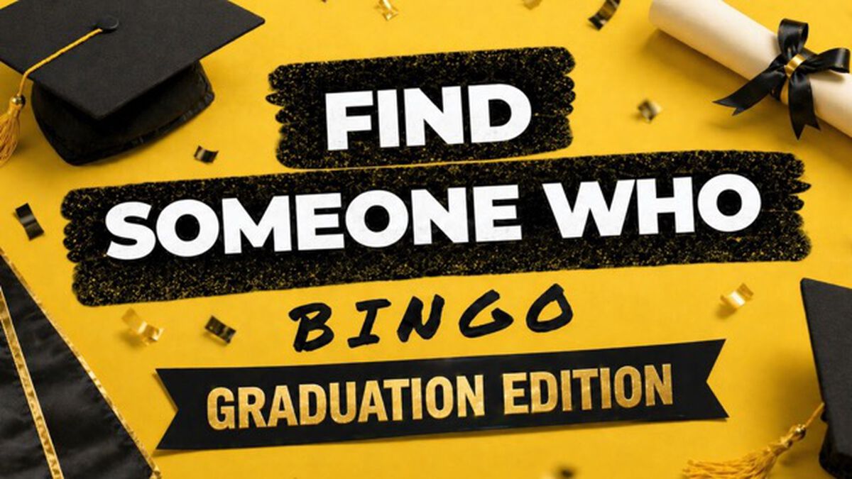 Find Someone Who &ndash; Graduation Edition image number null